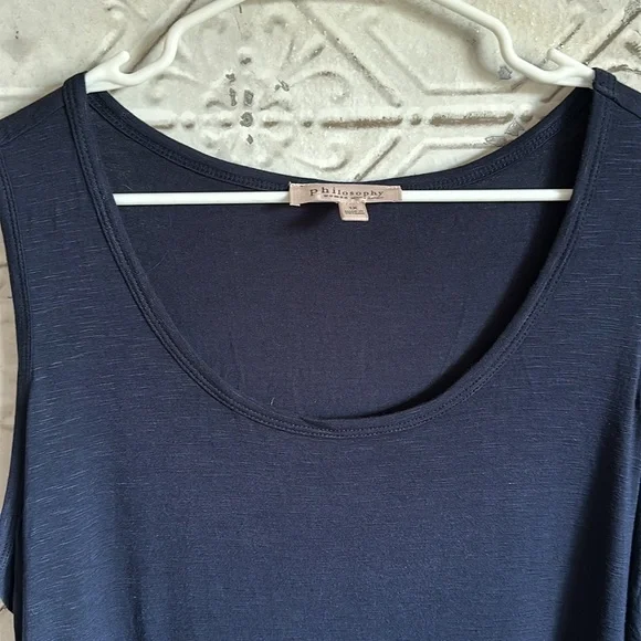 Philosophy dark blue soft tank - Picture 3 of 7